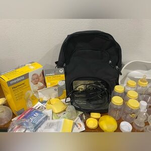 Medela - HUGE Pump & Storage Backpack set - new & gently used (over $500 value!)